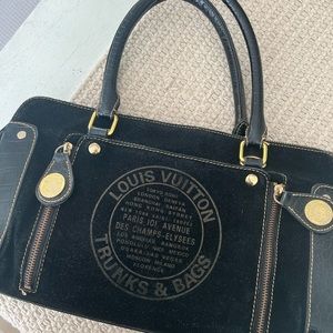 Authentic Black Louis Vuitton Handbag